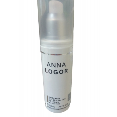 Anna Logor Sunscreen SPF 50 UVA, UVB DD cream сонцезахисний крем SPF 50 120 мл