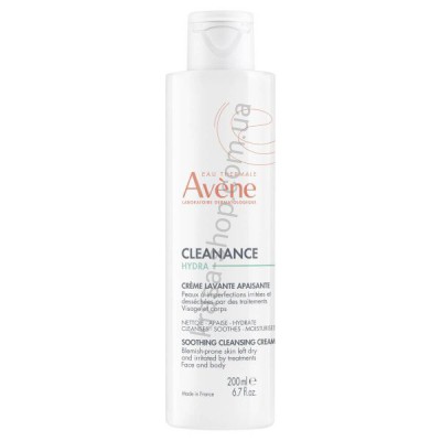 Авен Клінанс Гідра Очищуючий Крем Avene Cleanance Hydra Crème lavante apaisante, 200 мл
