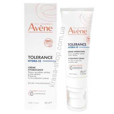 Avene Толеранс Гідра-10 крем зволожуючий для сухої чутливої шкіри Avene Tolérance Hydra-10 creme hydratante, 40 мл