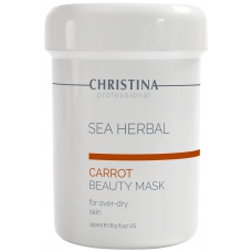 Морквяна маска для сухої, подразненої, чутливої шкіри Christina Sea Herbal Beauty Mask Carrot, 250 мл