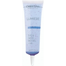 Гель Люміре з гіалуроновою кислотою для шкіри навколо очей та шиї Christina Lumiere Eye & Neck Bio Gel + HA, 30 мл