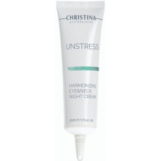Нічний крем для шкіри навколо очей та шиї Christina Unstress Harmonizing Night Cream Eye & Neck, 30 мл