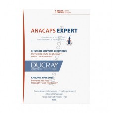 Дюкре Анакапс Експерт Капсули при хронічному випадінні волосся Ducray Anacaps Expert complement alimentaire, 30 капсул