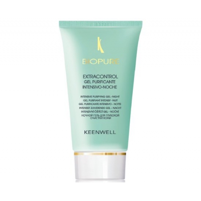 Нічний гель для жирної шкіри з ефектом глибокого очищення Keenwell Biopure Intensive Purifying Gel Night 60 мл