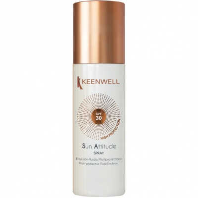 Кінвелл Мультизахисний спрей-флюїд для тіла SPF 30 Keenwell Sun Attitude Spray Multi-Protective SPF30, 150 мл