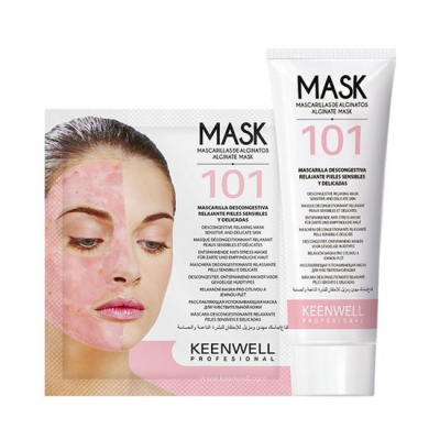 Альгінатна маска розслаблювальна для чутливої шкіри No101 Keenwell Alginate Mask 125 мл + 25 гр