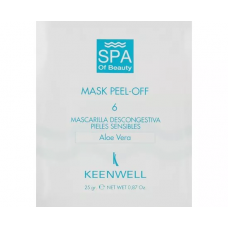 Протинабрякова СПА-маска для чутливої шкіри №6 Keenwell Spa Of Beauty Peel Off Mask Number 6 25 гр