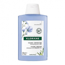 Клоран Льон шампунь для об'єму волосся Klorane Shampoing au Lin BIO, 200 мл