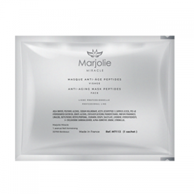 Marjolie Біоцелюлозна маска антивікової дії з пептидами Anti-Aging Mask Peptides Face, 1 саше