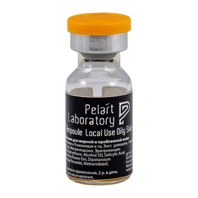 Pelart Laboratory Inula Line Ampoule Local Use Oily Skin Ампула локального применения для лечения акне, 2 мл
