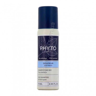 Фіто Ніжність Шампунь сухий для всіх типів волосся Phyto Douceur shampooing sec, 75 мл