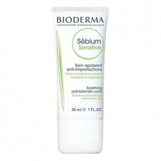 Біодерма Себіум Сенситів для чутливої жирної шкіри Bioderma Sébium Sensitive Soin Apaisant anti-imperfections 30 мл