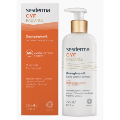 Сесдерма C-Vit Молочко для тіла с вітаміном С Sesderma C-Vit Radiance Glowing Body Milk, 250 мл