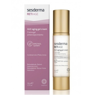 Сесдерма Reti-Age Омолоджуючий Крем-гель з ретинолом SesDerma Reti-Age Anti-Aging Gel Cream, 50 мл