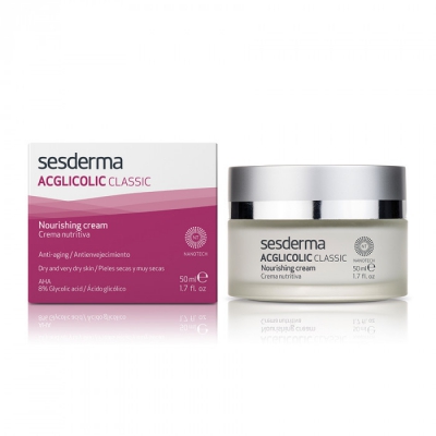 Сесдерма Acglicolic Classic Крем поживний з гліколевою кислотою Sesderma Acglicolic Classic Nourishing cream, 50 мл